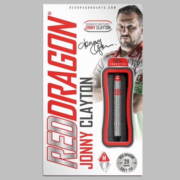 Red Dragon Jonny Clayton Original Softdarts Verpackung